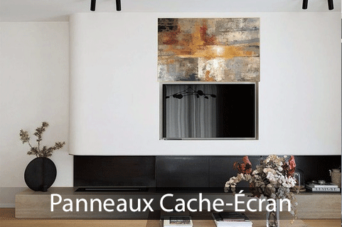Panneaux cache &eacute;cran TV